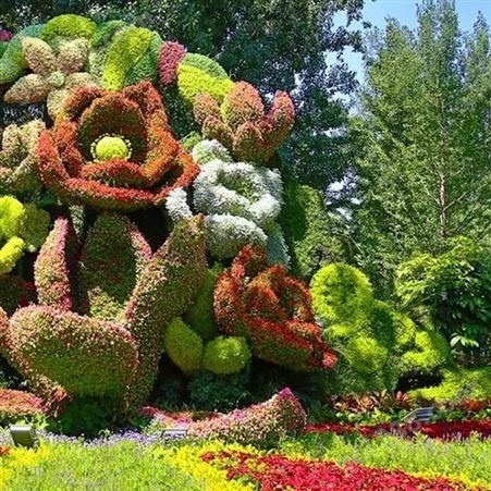 户外仿真植物雕塑 立体景观造型景区园林 大型绿雕造型